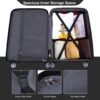 Luggage Set Of 5 Pieces, Expandable Hard Pc Luggage Set With Tsa Lock For Rotating Wheels, Lightweight Rolling Luggage - Black - Image 7
