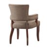 Arm Dining Chair With Nail Head Detailing - Brown / Espresso - Image 5
