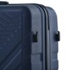 3 Piece Luggage Sets Lightweight Suitcase With Two Hooks, Spinner Wheels, Tsa Lock, (20/24/28) Navy - Image 8