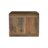 Large Curve Upper Slot Floating Bedside Table - Brown - Image 6