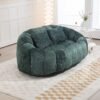Bean Bag Sofa Lazy Sofa Durable Comfort Lounger High Back Chair For Indoor & Outdoor Use - Emerald - Image 11