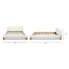 Alpine - Queen Puffy Modern Platform Bed - Ivory White - Image 11