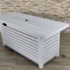Propane / Natural Gas Outdoor Steel Fire Pit Table With Lid - White - Image 4