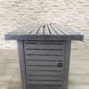 Propane / Natural Gas Outdoor Fire Pit Table With Lid - Gray - Image 3
