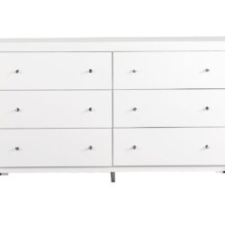 Elegant Transitional Dresser - White