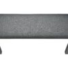 Bench, Rectangular, Upholstered, Transitional Versatile Design - Gray - Image 5