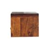 Chunky Floating Bedside Table - Dark Brown - Image 4