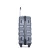 Expandable 3 Piece Luggage Sets Pc Lightweight & Durable Suitcase With Two Hooks, Spinner Wheels, Tsa Lock, (21/25/29) - Gray - Image 16