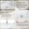 Bathin Freestanding Bathroom Vanity With Double Sinks, Bathroom Storage Vanity Cabinet With Stone Resin Countertop And Soft Close Drawers - Natural Oak - Image 6