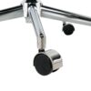 Modern Teddy Fleece Fabric Dining Chair With Chrome Legs, Soft And Comfortable - Beige - Image 15
