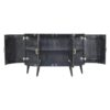 Quad - T Bar Cabinet - Ash Black - Image 2