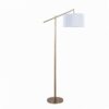 Casper - Contemporary Floor Lamp - Gold / Off White - Image 4