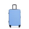 3 Piece Luggage Sets Lightweight Suitcase With Two Hooks, Spinner Wheels, Tsa Lock, (20/24/28) - Light Blue - Image 6