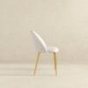 Marion - Mid-Century Modern Dining Chair (Set of 2) - Gold / White - Image 4