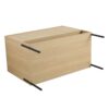 Minimalist 36" Freestanding Bathroom Vanity With 2 Soft Close Cabinet Doors - Oak - Image 15
