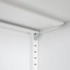 Metal Kitchen Storage Cabinet, Kitchen Pantry Storage Cabinet With Doors And Shelves, Storage Cabinet With Adjustable Leveling Foot For Kitchen, Living Room And Dining Room - White - Image 10