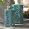 Eliana - Stylish Side Table - Teal - Image 18