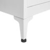 Metal Kitchen Storage Cabinet, Kitchen Pantry Storage Cabinet With Doors And Shelves, Storage Cabinet With Adjustable Leveling Foot For Kitchen, Living Room And Dining Room - White - Image 18