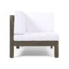 Oana - Modern 3 Piece Sofa Set With Water Resistant Cushions - White - Image 11