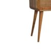 Mini Woven Nightstand - Oak - Image 7