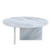 A Multi Style Decor Friendly Round Coffee Table, Featuring Modern Minimalism And Nordic Flair - White - Image 18