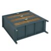 3 Drawer Cabinet - Natural Rattan, Suitable For Bedroom - Green - Image 19