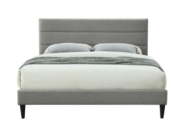Full Sized Channel Bed With USB - Gray