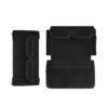 Queen Pull Out Sofa Bed, 3 In 1 Convertible Sleeper Sofa Multifunctional Velvet Loveseat Bed - Black - Image 14