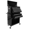 High Capacity Rolling Tool Chest With Wheels And Drawers, 8 Drawer Tool Storage Cabinet - Black - Image 6