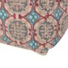Amelia - Handcrafted Fabric Pouf, Rustic Elegance - Multicolored - Image 4