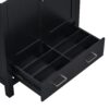 Bathroom Vanity With Single Sink, Combo Cabinet Undermount Sink, Bathroom Storage Cabinet With 2 Doors And A Drawer, Soft Closing, Multifunctional Storage, Solid Wood Frame - Black - Image 19