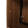 30" Bathroom Vanity Freestanding Cabinet With 2 Doors - Brown - Image 13