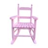 Children's Rocking Chair Indoor Or Outdoor, Suitable For Kids, Durable - Light Pink - Image 3