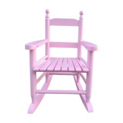 Children's Rocking Chair Indoor Or Outdoor, Suitable For Kids, Durable - Light Pink