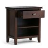 Artisan - Bedside Table - Russet Brown - Image 3