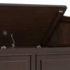 Connaught - Wide Entryway Storage Bench - Chestnut - Image 7