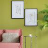 Wall Arts (Set of 2) - Black White - Image 6