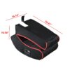 Foldable Gaming Chair With Onboard Speakers, Bluetooth Connection - Black / Red - Image 12