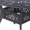 Outdoor Patio Aluminum 48" Round Dining Table - Dessert Night - Image 4