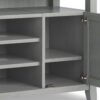 Amherst - TV Media Stand - Fog Gray - Image 5