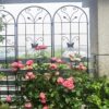 2 Pack Garden Metal Trellis Rustproof Trellis For Climbing Plants Outdoor Flower Support - Black - Image 2