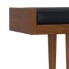Anya - Ottoman Bench - Black - Image 6