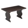 6 Piece Dining Set, Mid-Century Modern Table Set For 6 Persons With 4 Chairs And Bench, Padded Seats And Backrest - Espresso - Image 10