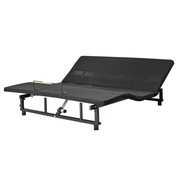 Adjustable Bed Base Frame & Head And Foot Incline Quiet Motor King Size Zero Gravity - Antique Black