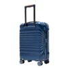 20" Carry On Luggage Lightweight Suitcase Tsa Lock USB Port Luggage Wheel Lock Artificial Leather Top Handle Spinner Wheels - Blue - Image 8