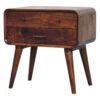 Avora - 3 Drawer Nightstand - Brown - Image 3