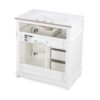 Freestanding 30" Bathroom Vanity With Sink, Soft Closing Door, Tip Out Drawer - White - Image 18