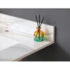 Elegant Vanity Top With Undermount Sink And Backsplash, Sintered Stone - Carrara White Marble - Image 10