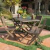 Positano - Foldable Dining Set - Gray - Image 2