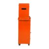 Rolling Tool Chest, 5 Drawer Tool Box Organizer With Lockable Wheels & Sliding Drawers & Detachable Top & Adjustable Shelf, Tool Storage Cabinet For Garage Workshop - Orange - Image 6